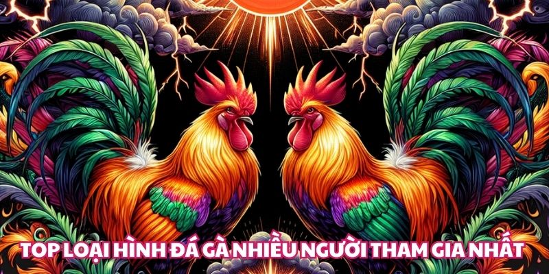 Top loại hình đá gà nhiều người tham gia nhất tại 8KBET